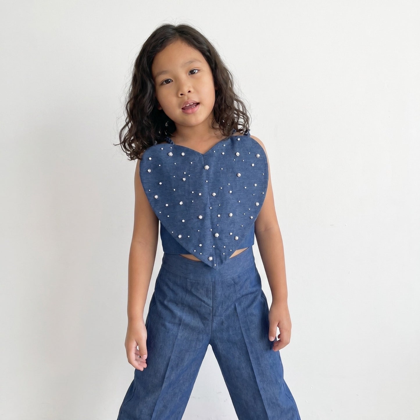 Denim Heart set